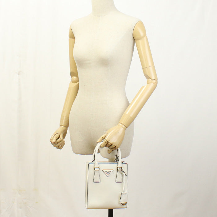 プラダ PRADA ハンドバッグ　ブランド1BA358　NZV V EOO　F0PG7BIANCON ホワイト系　bag-01