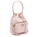 PRADA プラダ デュエット Re-Nylon バケットバッグ 1BH038 RV44 V UOO F0E18 レディース ピンク