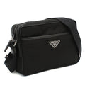 PRADA プラダ 斜め掛け　サフィアーノレザー ショルダーバッグ 2VH048 2DMH V XOO F0002 メンズ ブラック