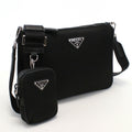 プラダ PRADA  斜め掛け ショルダーバッグ ブランド トライアングルロゴ2VH113　2DMH V XOP　F0002NERO ブラック bag-01