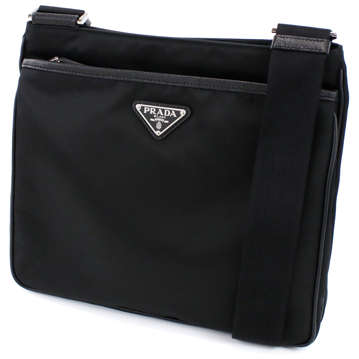 プラダ PRADA  斜め掛け ショルダーバッグ2VH118　2DMH V XOO　F0002NERO ブラック bag-01