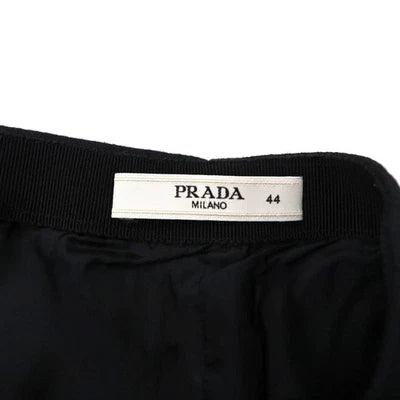 PRADA Gonna tubino 44 nera spacco viscosa P1809U 1CRO Made in Romania