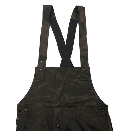 Uniform Unlimited Salopette da Volo L Cachi Nylon Fodera Trapuntata con Bretelle Cerniera TALON IDEAL Anni '60 Made in USA