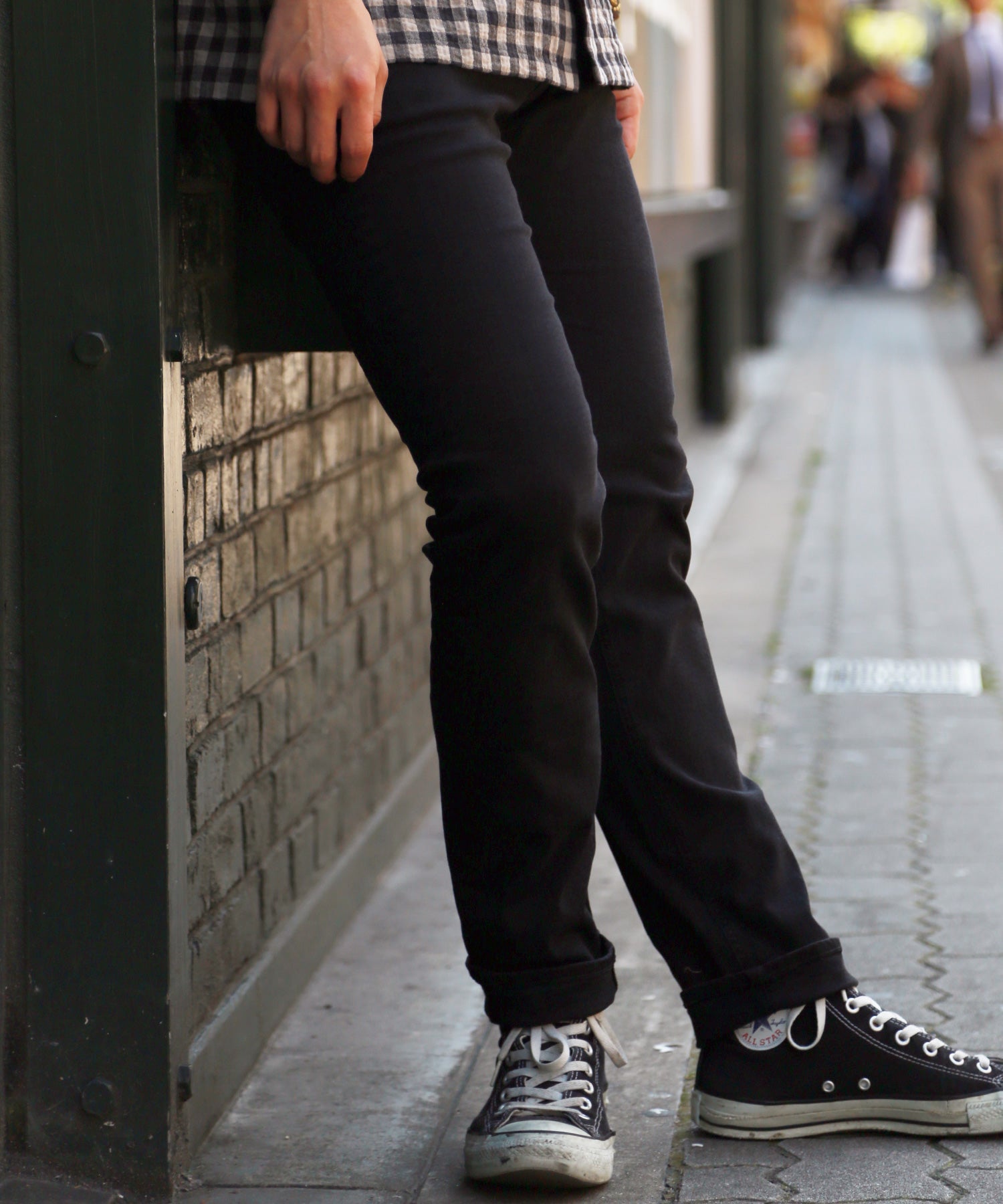 STRETCH COMFY DENIM 5P SKINNY SLIM FIT / NERO