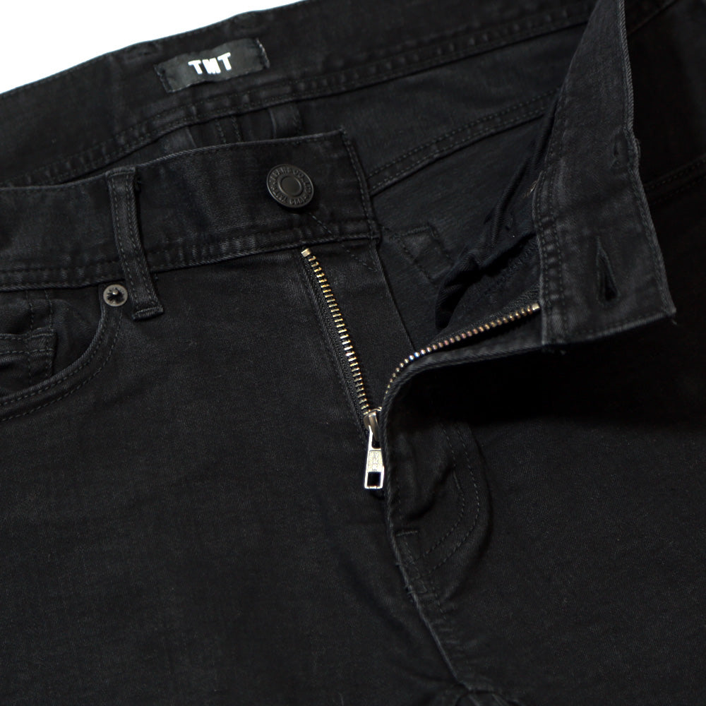 STRETCH COMFY DENIM 5P SKINNY SLIM FIT / NERO