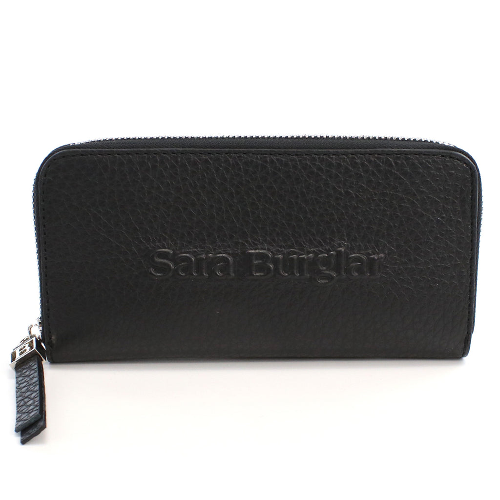 サラバーグラー Sara Burglar  長財布ラウンドファスナー 財布 ブランド　110L　NERO ブラック wallet-01 gsw-2