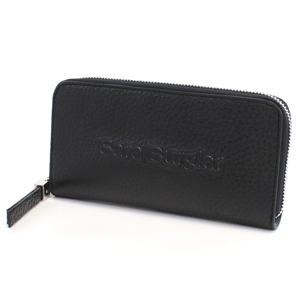 サラバーグラー Sara Burglar  長財布ラウンドファスナー 財布 ブランド　110L　NERO ブラック wallet-01 gsw-2
