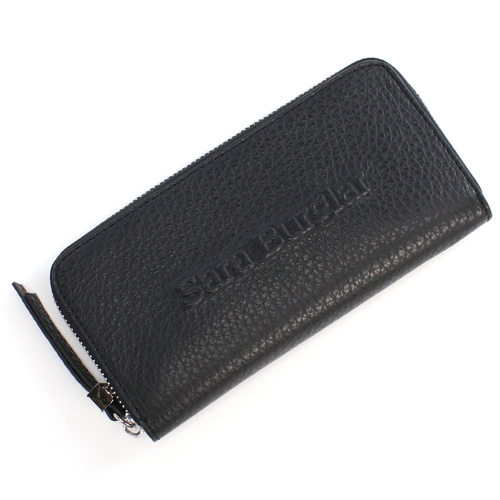 サラバーグラー Sara Burglar  長財布ラウンドファスナー 財布 ブランド　110L　NERO ブラック wallet-01 gsw-2