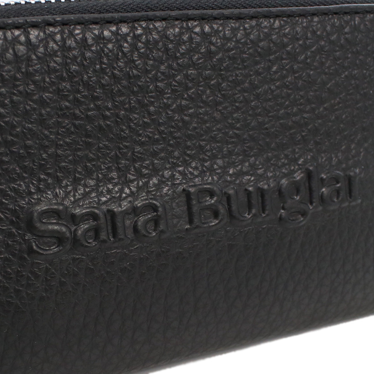 サラバーグラー Sara Burglar  長財布ラウンドファスナー 財布 ブランド　110L　NERO ブラック wallet-01 gsw-2