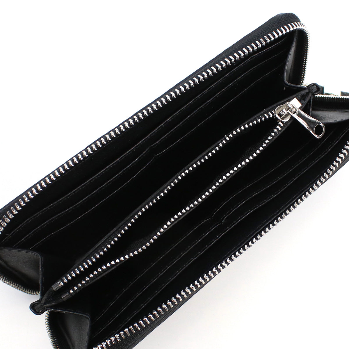 サラバーグラー Sara Burglar  長財布ラウンドファスナー 財布 ブランド　110L　NERO ブラック wallet-01 gsw-2