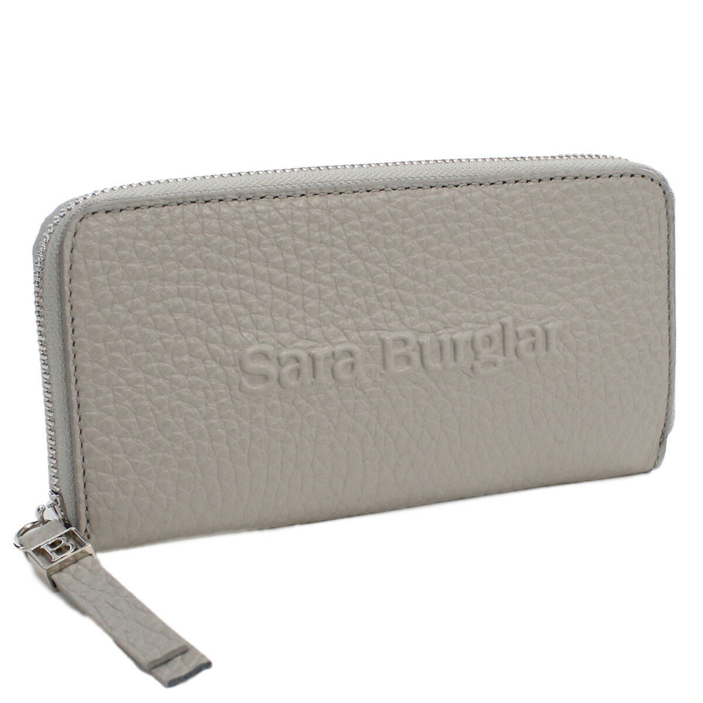サラバーグラー Sara Burglar  長財布ラウンドファスナー ブランド　110L　GRIGIO　グレー系　wallet-01　gsw-2