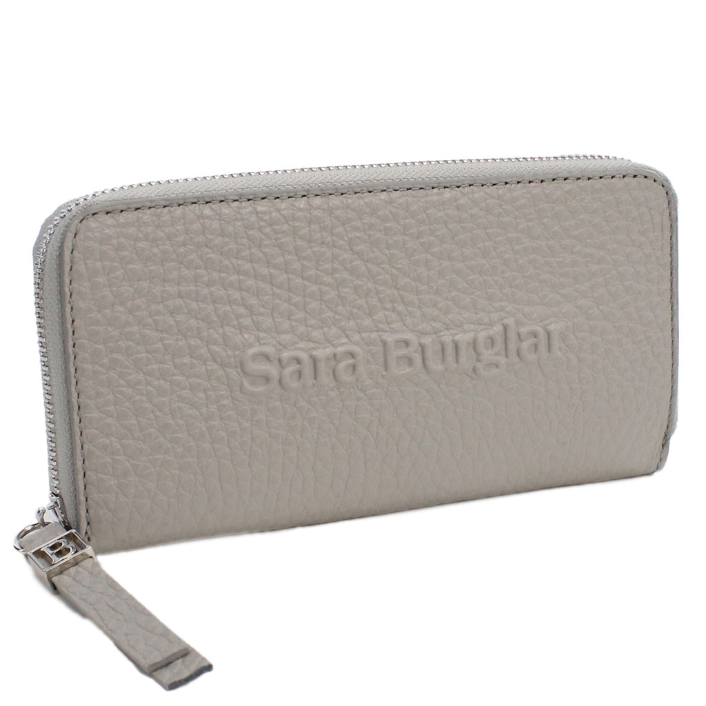 サラバーグラー Sara Burglar  長財布ラウンドファスナー ブランド　110L　GRIGIO　グレー系　wallet-01　gsw-2