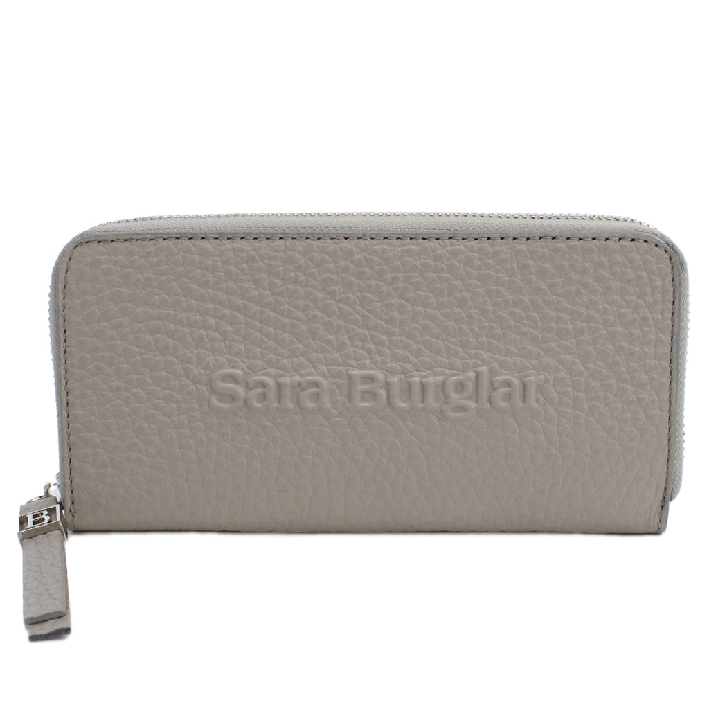 サラバーグラー Sara Burglar  長財布ラウンドファスナー ブランド　110L　GRIGIO　グレー系　wallet-01　gsw-2