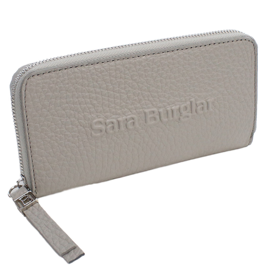 サラバーグラー Sara Burglar  長財布ラウンドファスナー ブランド　110L　GRIGIO　グレー系　wallet-01　gsw-2