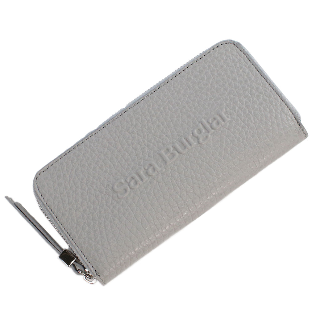 サラバーグラー Sara Burglar  長財布ラウンドファスナー ブランド　110L　GRIGIO　グレー系　wallet-01　gsw-2