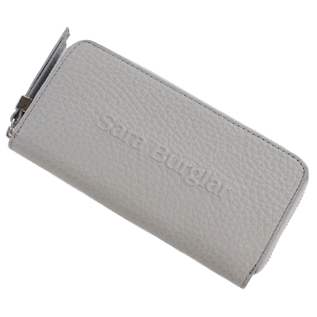 サラバーグラー Sara Burglar  長財布ラウンドファスナー ブランド　110L　GRIGIO　グレー系　wallet-01　gsw-2