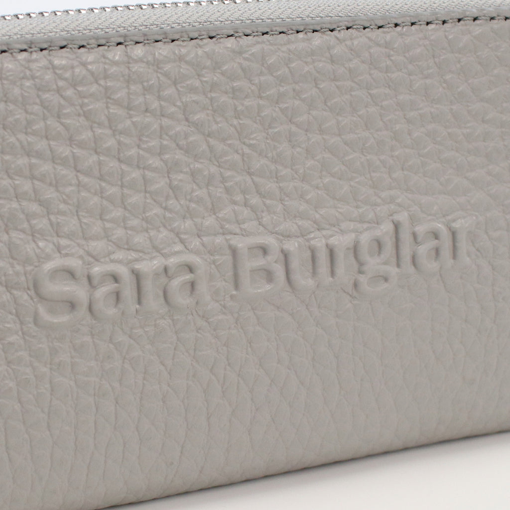 サラバーグラー Sara Burglar  長財布ラウンドファスナー ブランド　110L　GRIGIO　グレー系　wallet-01　gsw-2