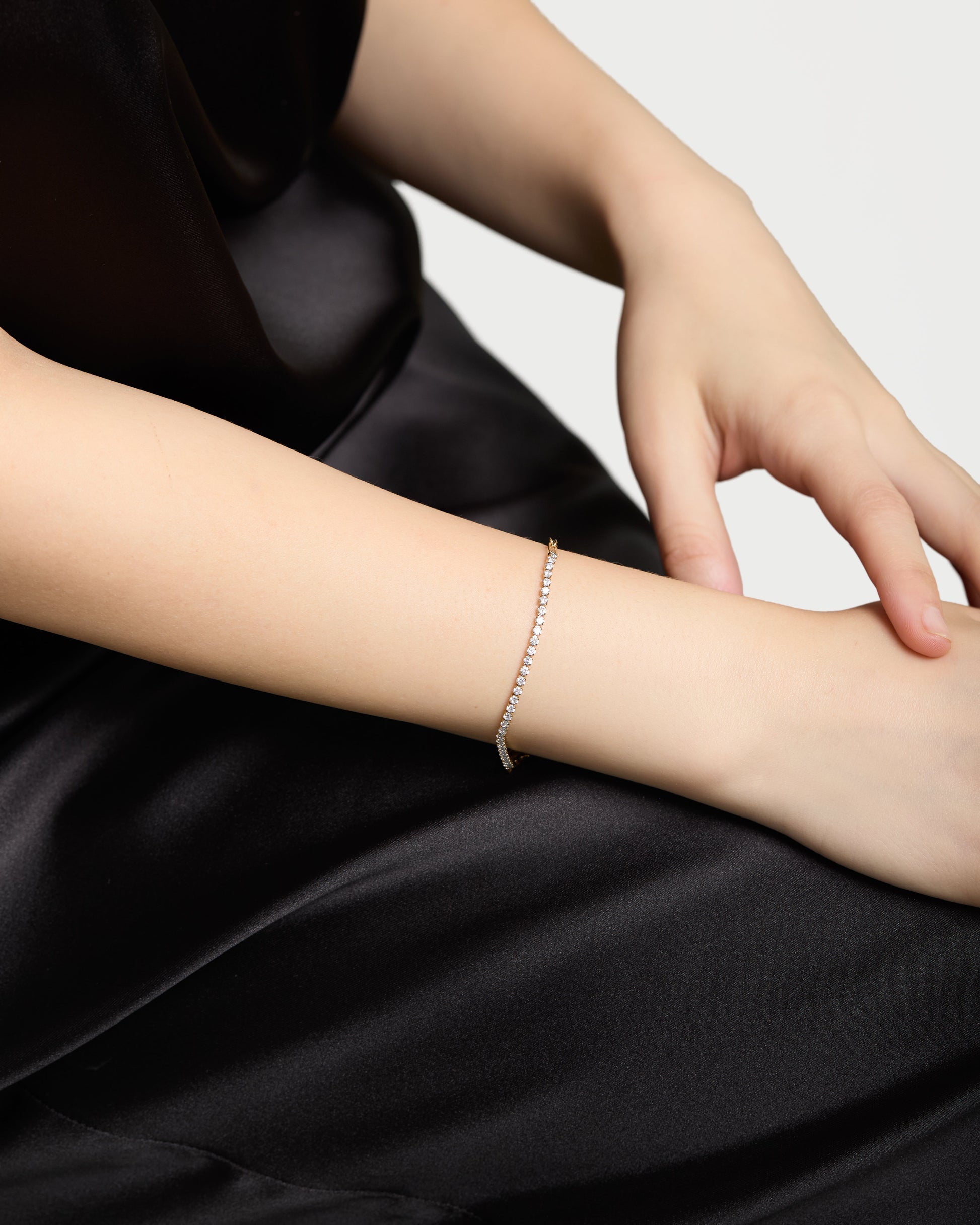 [Oro] Bracciale da tennis
