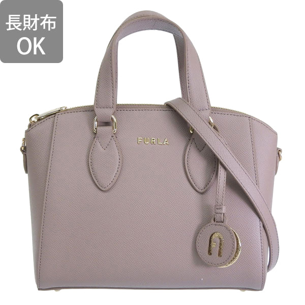フルラ バッグ レディース ショルダーバッグ 2way ハンドバッグ アウトレット レザー グレー ミネルヴァ MINERVA MINI SATCHEL BAG WB00519BX03062572S FURLA