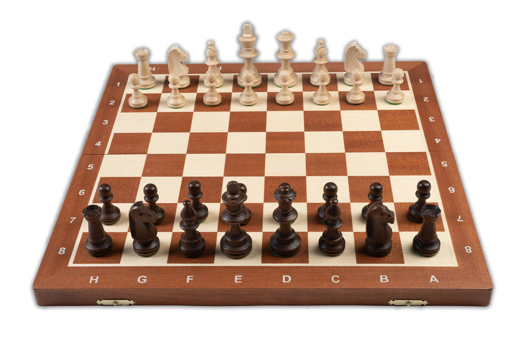 Scacchiera da torneo WEGIEL n. 5 con due regine