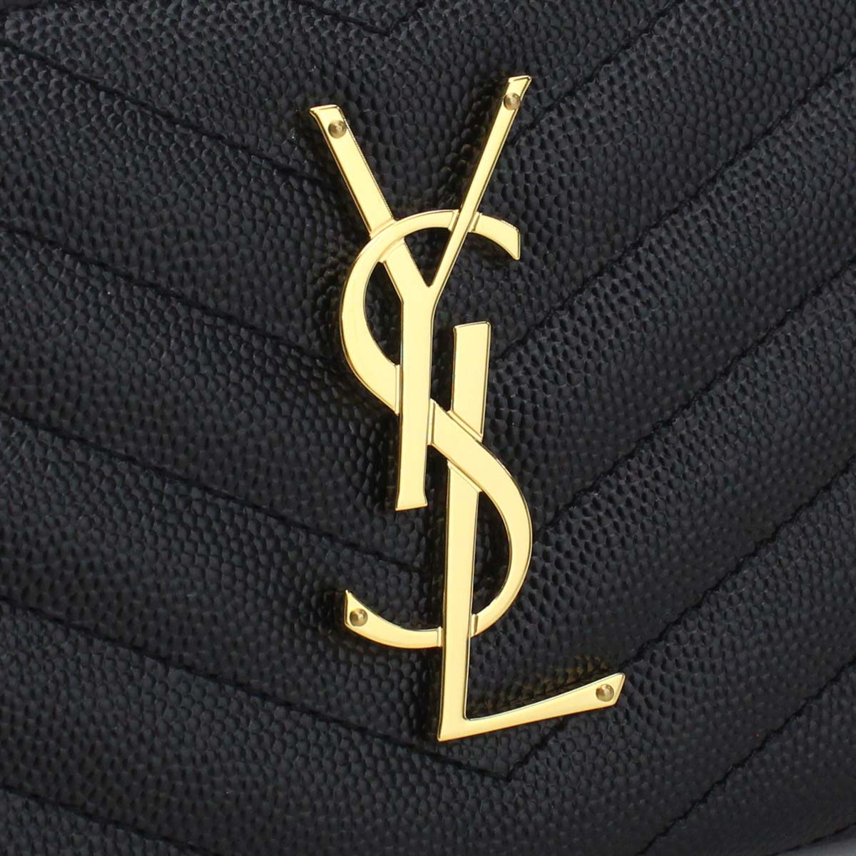 SAINT LAURENT サンローラン 長財布ラウンドファスナー 358094 BOW01 1000 MONOGRAM MATELASSE レディース ブラック